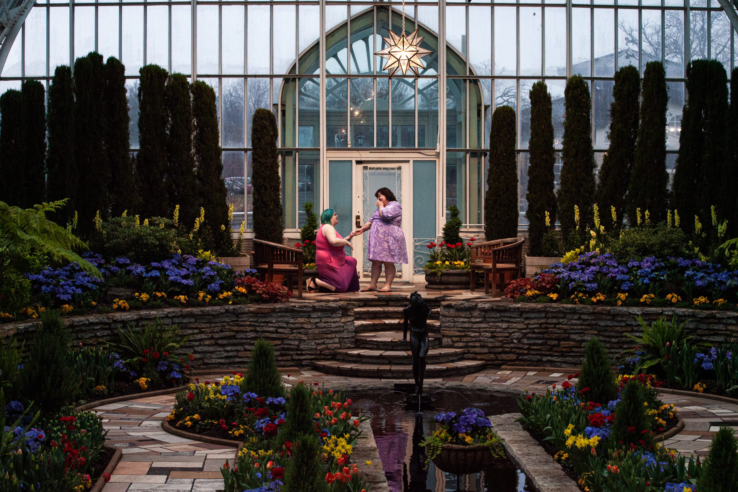 Como Park Conservatory Sunken Garden Como Lake St. Paul Minnesota