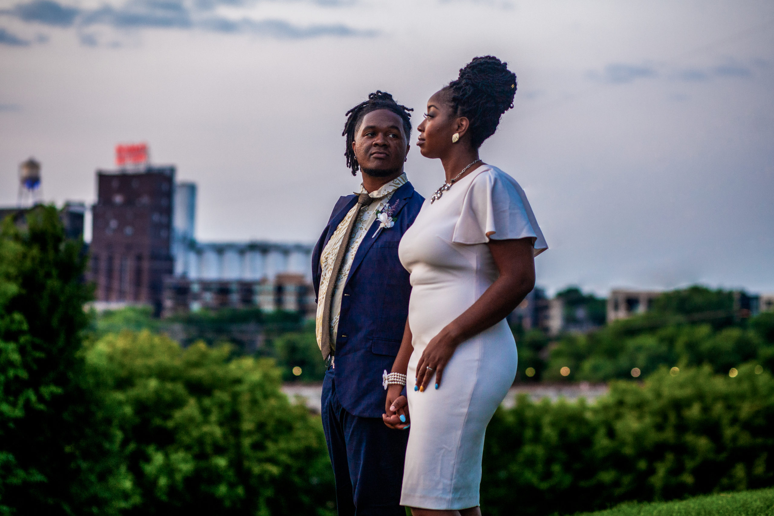 Stone Arch Bridge Summer Engagement Minneapolis Minnesta