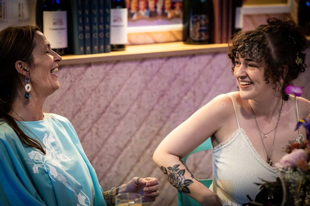 wedding reception at enoteca nostrana