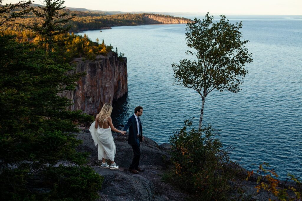 minnesota elopement photography on the north shore